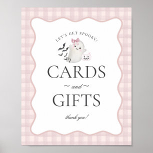 Póster Pastel rosa Pequeño Boo Regalo Tarjetas y Regalos