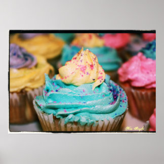 Póster Pasteles de colores