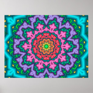 Póster Pastels Mandala