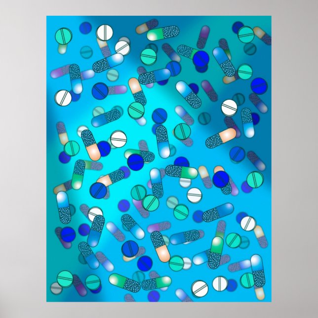 Póster Pastillas azules (Frente)