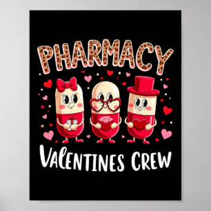 Póster Pastillas de tripulación del Día de San Valentín d