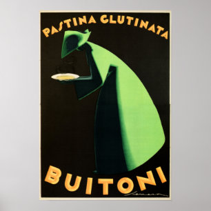 Póster PASTINA GLUTINATA BUITONI Pasta de Federico Seneca