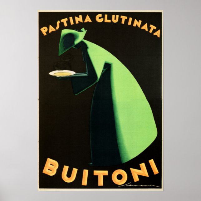 Póster PASTINA GLUTINATA BUITONI Pasta de Federico Seneca (Frente)