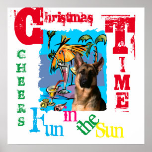 Póster Pastor alemán