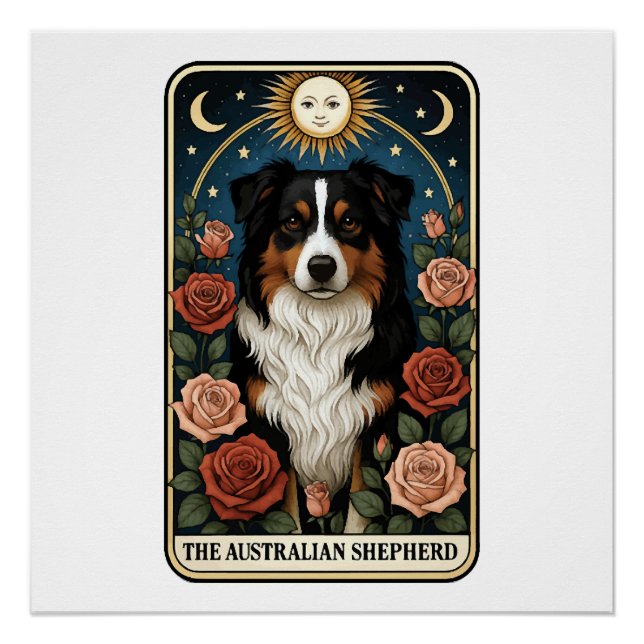 Póster Pastor Australiano (Anverso)