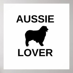 Póster pastor australiano aussie lover