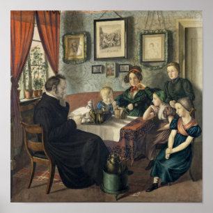 Póster Pastor Johann Wilhelm Rautenberg and his