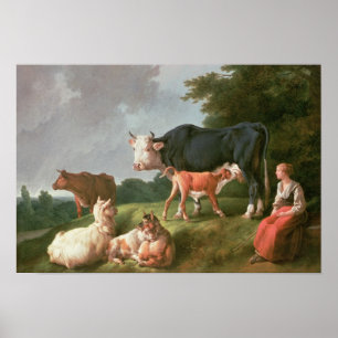 Póster Pastoral Scene