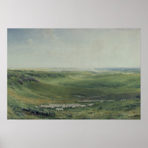Póster Pastos anchos, Sussex