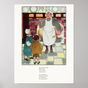 Póster Pat-a-cake, pat-a-cake, hombre de Baker
