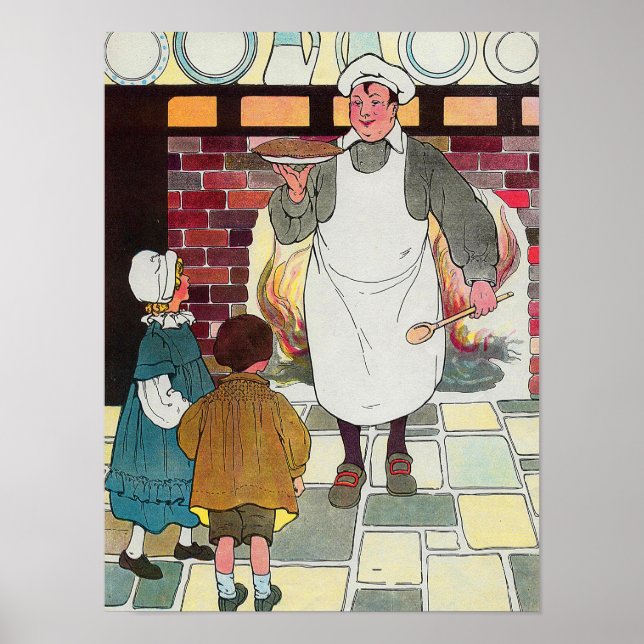 Póster Pat-a-cake, pat-a-cake, hombre de Baker (Frente)