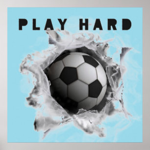 Póster Patada de fútbol