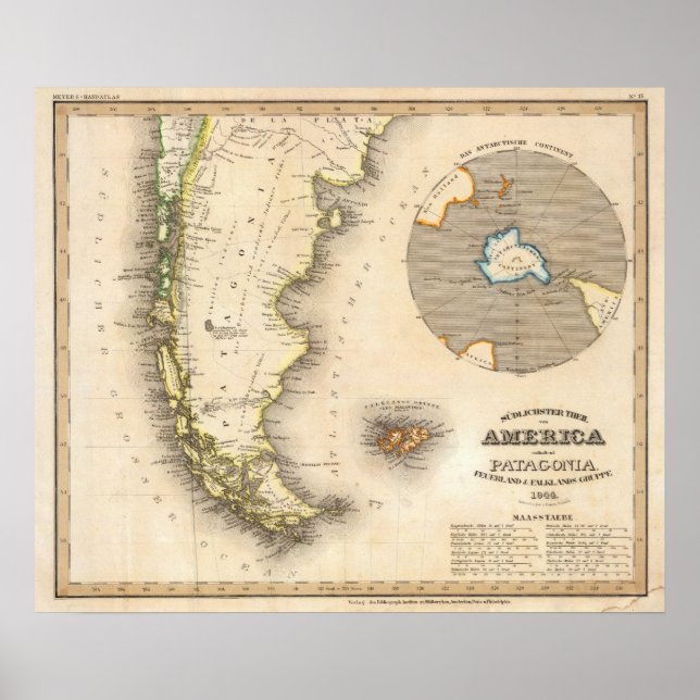 Póster Patagonia, Argentina (Frente)