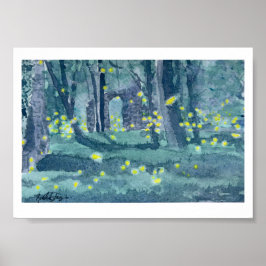 Póster Patapsco Valley Fireflies