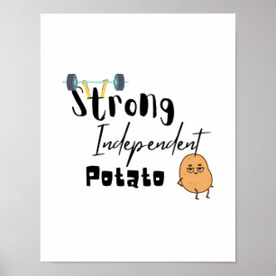 Póster patata fuerte independiente