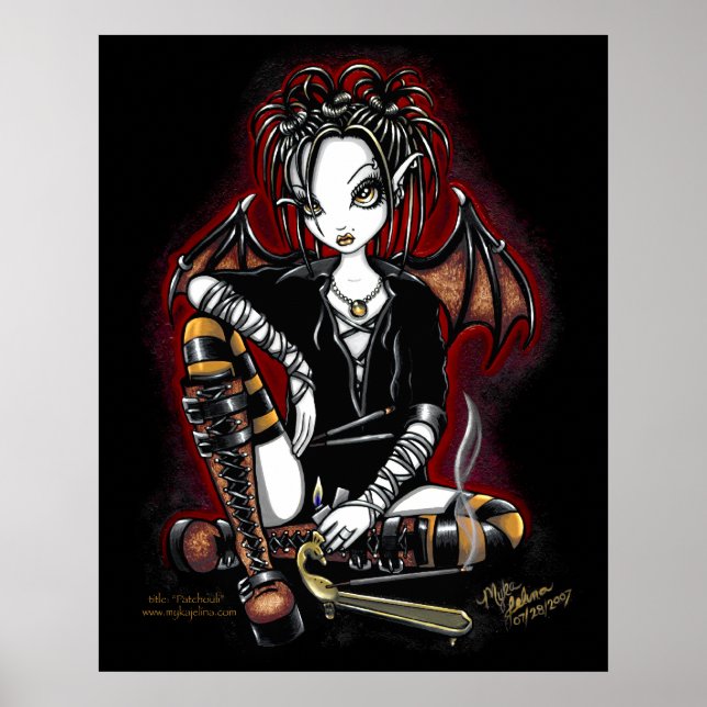 Póster Patchouli Gothic Incense Faerie Fantasy Poster (Frente)