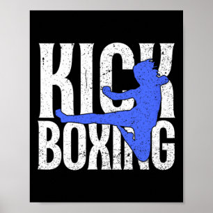 Póster Patear En Kickboxing