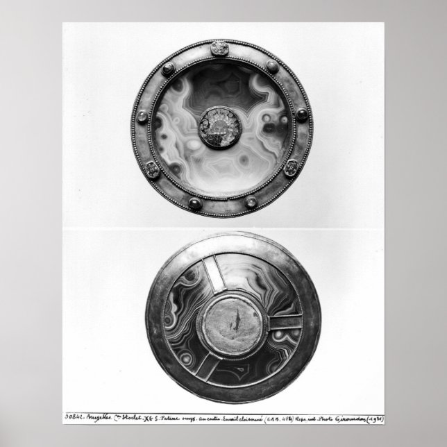 Póster Paten con un medallón que representa al último (Frente)