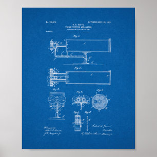 Póster patente del aparato de la Vision-prueba - modelo