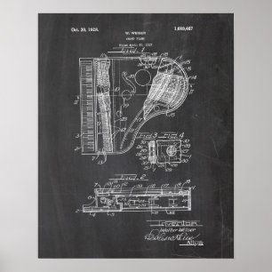 Póster Patente del piano