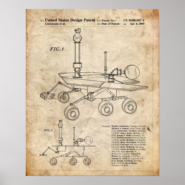 Póster Patente espacial (Frente)