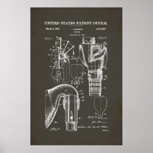 Póster Patente estadounidense - Bagpipes