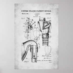 Póster Patente estadounidense - Bagpipes