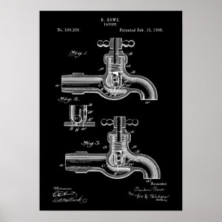 Póster Patente Faucet