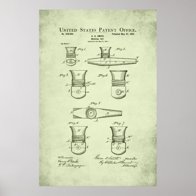 Póster Patente - Kazoo - Poster (Frente)