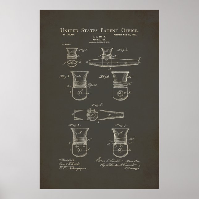 Póster Patente - Kazoo - Poster (Frente)