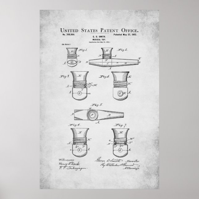 Póster Patente - Kazoo - Poster (Frente)