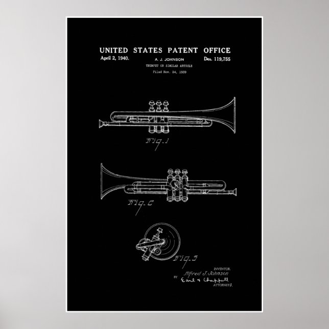 Póster Patente - Trumpet - Poster (Frente)