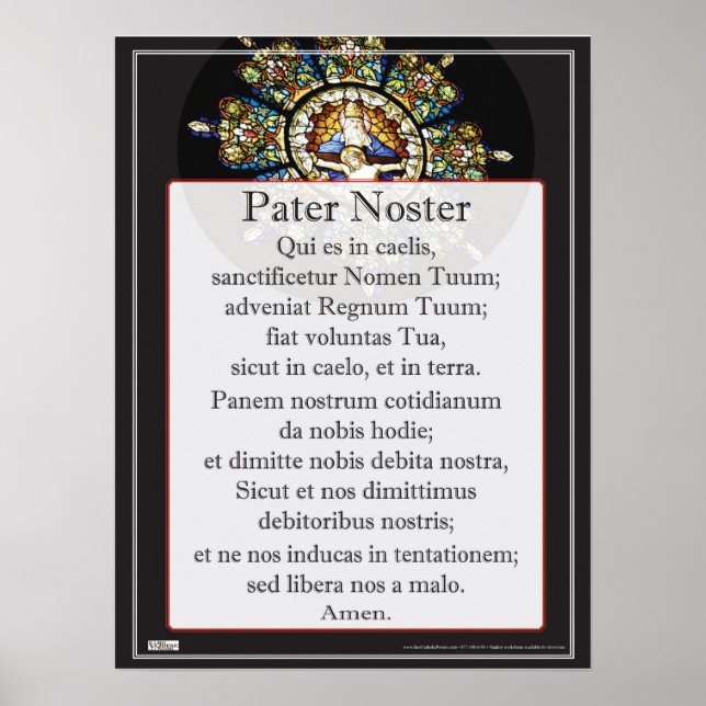 Póster Pater Noster (Frente)