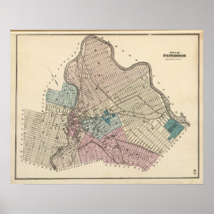 Póster Paterson, Nueva Jersey