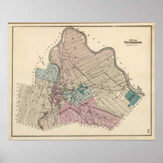 Póster Paterson, Nueva Jersey