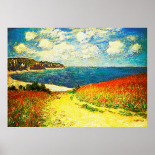 Póster Path Through the Corn at Pourville, 1882