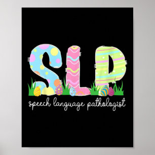 Póster Pathología del lenguaje del habla Slp Terapia de l