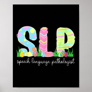 Póster Pathología del lenguaje del habla Slp Terapia de l