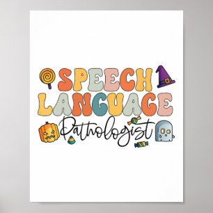 Póster Pathología del lenguaje del habla Terapia del habl
