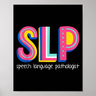 Póster Pathología Terapista Del Lenguaje Del Habla