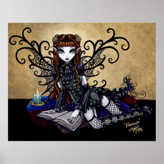 Póster Patience Gothic Faery Candle light Poster