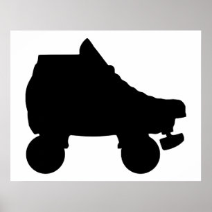 Póster patín de ruedas