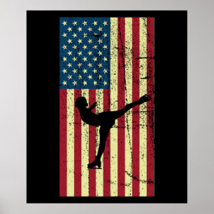Póster Patinadora artística estadounidense