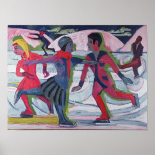 Póster Patinadores de hielo