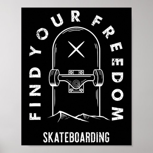 Póster Patinadores Divirtiéndose Vida de Patinaje Pro par (Frente)