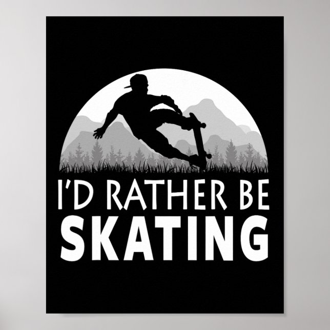 Póster Patinaje Divertido (Frente)