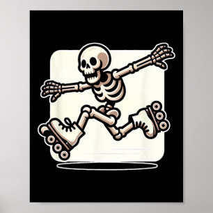 Póster Patinaje sobre patinaje artístico sobre el esquele