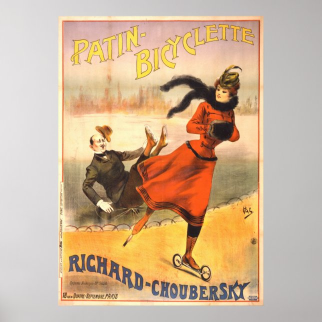 Póster Patines En Línea 1890 (Frente)