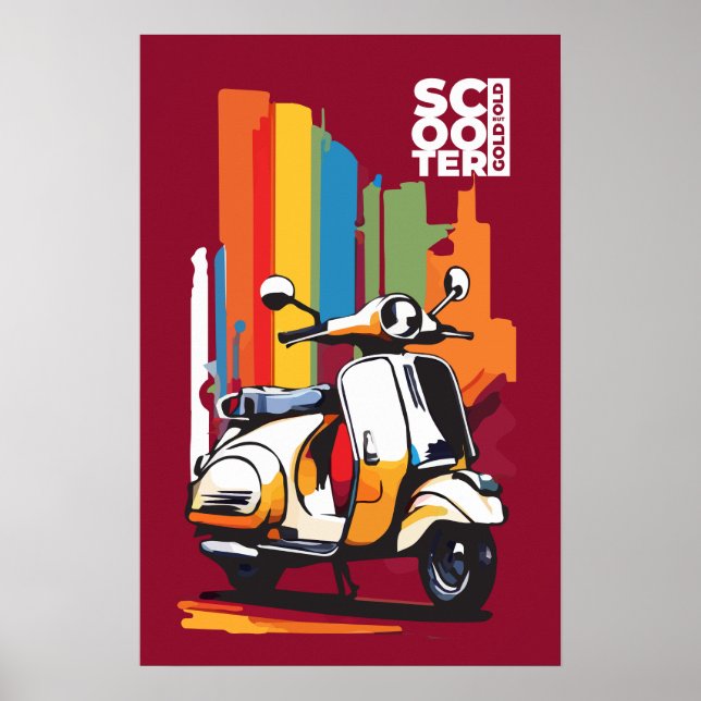 Póster Patinete (Frente)
