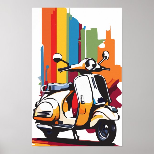 Póster Patinete (Frente)